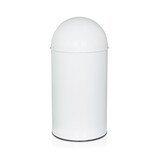 thumbnail of Abfallsammler / Mülleimer PUSH 50L satin weiss hjh OFFICE