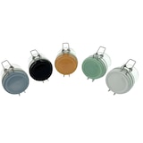 thumbnail of Weckpotjes Inmaakpotten - Set van 5 Stuks in 5 Kleuren - Inhoud 200 ml - 8 x 8 x 8 cm