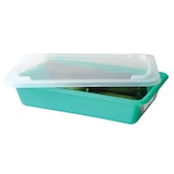 thumbnail of GILAC Bac plat HACCP avec grille + couvercle - 3 L - Vert G190136