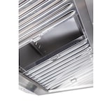 thumbnail of KBS Wandhaube Trapezform 2400x900x450 mm Flammschutzfilter Typ F1 Edelstahl