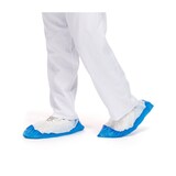 thumbnail of MONOUSO - Copriscarpe TNT Di PP con Suola Antiscivolo CPE Bianco/Blu (100 Pezzi)