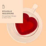 thumbnail of Trinkglas | 350 ml | Doppelwandig | Hochwertiges Borosilikatglas | Unikat Transparent