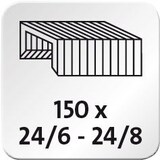 thumbnail of NOVUS Heftgerät B8 FC 020-1676 50Bl. Metall/Kunststoff blau