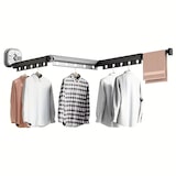 thumbnail of Étendoir à linge mural Extensible 125cm Noir Kitchen Move