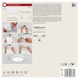 thumbnail of Paulmann Panneau encastré LED 2in1 Cover-it  rond 225mm  16,5W 1200lm 4000K Blanc dépoli 95389