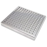 thumbnail of Ralo plana em aço inoxidável, 188 mm x 188 mm - Rejinox. Garagens, jardins, terraços, adegas, telhados, casas de banho, piscinas…