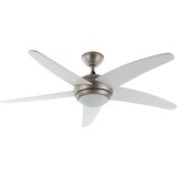 thumbnail of Bolero 2-in-1-Deckenventilator 134cm Leuchte 55W Fernbedienung weiß Weiß 134