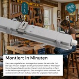 thumbnail of LUXULA LED Wannenleuchte LX200305 1x 18 W 4000 K neutralweiß IP65