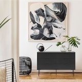 thumbnail of Dressoir KARBY S 120x40x75 cm 6 laden zwart hjh LIVING