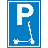 thumbnail of P Parkplatz E- Scooter Aufkleber A4 (210x297mm)
