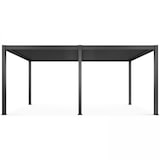 thumbnail of Pérgola bioclimática independiente de 3 x 6 m con 4 toldos grises