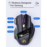 thumbnail of Souris Gaming Sans Fil Rechargeable 7 Boutons RGB Silencieuse Haute Précision YONIS