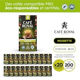 thumbnail of Café en Capsules Aluminium - Café Royal Pro | 200 Dosettes - Compatibles avec les Machines à café Nespresso®* Alu à usage Domestique - SAVEUR NOISETTE