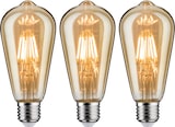 thumbnail of Paulmann 1879 Bundle LED Kolben Rustika E27 230V 3x480lm 3x6W 1700K dimmbar Gold 5067