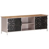thumbnail of vidaXL TV-Schrank 120x30x40 cm Raues Mangoholz