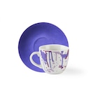 thumbnail of Excelsa set de 6 tazas de café 7 cl Dripping de porcelana multicolor