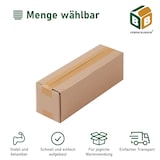 thumbnail of 200 x Faltkarton (460 x 220 x 200 mm) Verpackung Versandschachtel Wellpappe Karton Kiste BB-Verpackungen