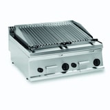 thumbnail of KBS gaslavasteengrill met 2 verwarmingszones en in hoogte verstelbare roosters, 700 x 700 x 280 mm