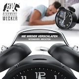 thumbnail of BEARWARE Wecker analog, laut, ohne Ticken, Retro-Design