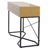 thumbnail of Décoshop26 - Industrieller Konsolentisch mit 2 Schubladen moderner Loft-Stil 81 x 120 x 40 cm melaminbeschichtete MDF-Platte mit 04_0008852