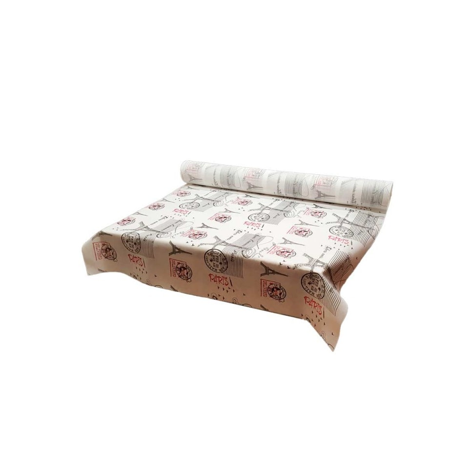 Rollo Mantel Novotex Blanco Decorado Paris 120x50m