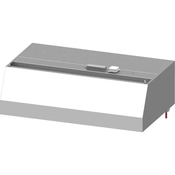 Stalgast Wandhaube "Basic Line", Trapezform  4100 mm x 900 mm mit Flammschutzfilter Typ B