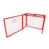 thumbnail of Opvouwbare Gaas Opslagkooi voor Gasflessen Rood  – 92 cm x 110 cm x 50 cm