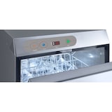 thumbnail of Lavabicchieri professionale elettronica, cesto quadrato 40x40, pompa scarico, dosatore detergente e brillantante, 5 cicli lavaggio, Modello EVA40