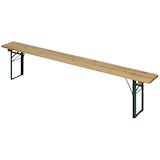 thumbnail of METRO Professional Juego de mesa y bancos, 3 piezas, 2 bancos 220 x 25 cm, 1 mesa 220 x 50 cm, marrón/verde