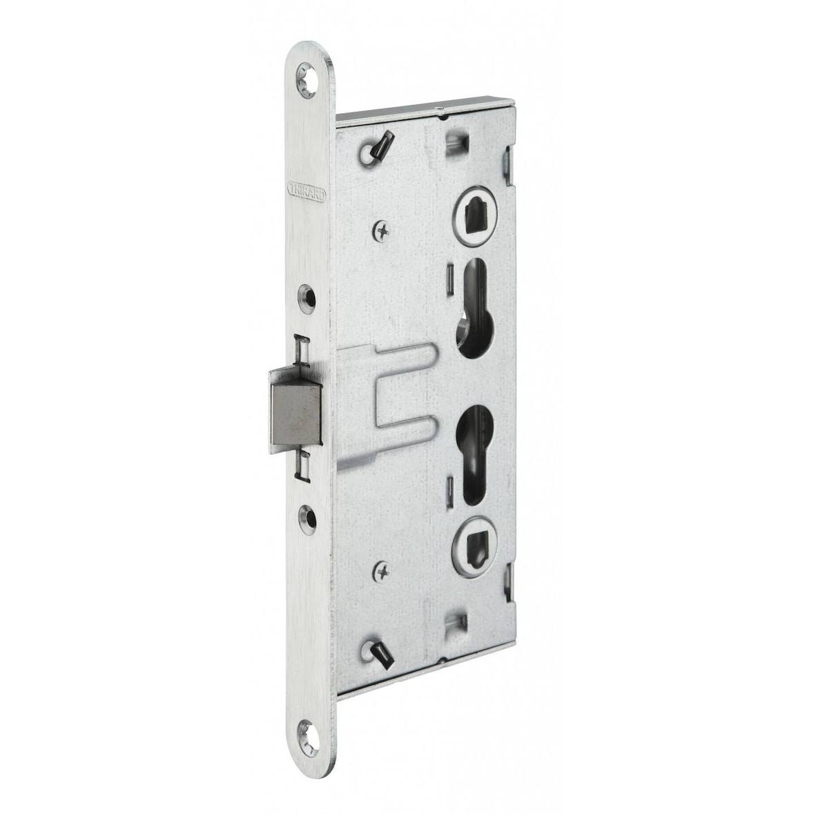 Serrure encastrable pour porte d'intérieur de chaufferie (version standard)