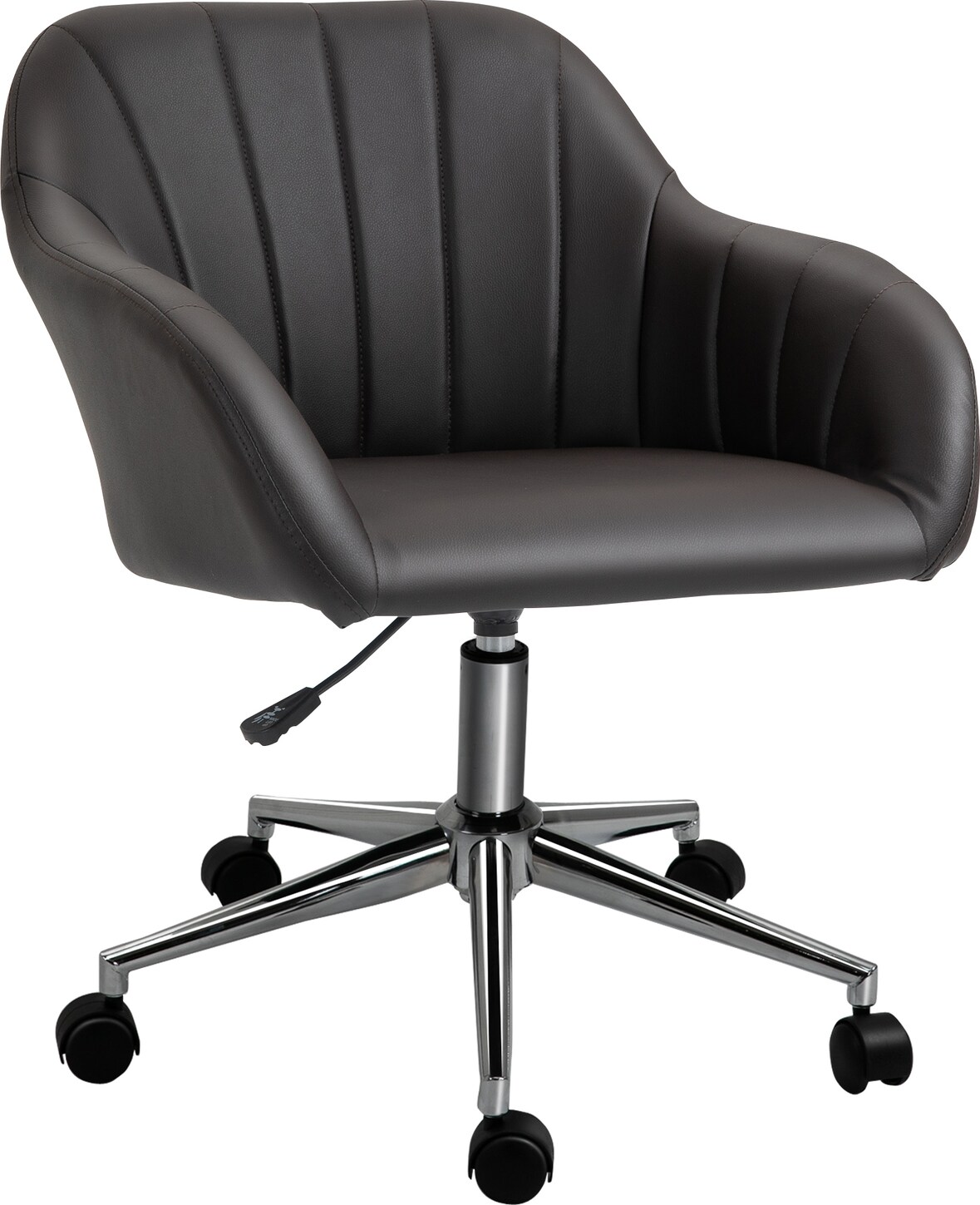 Vinsetto Sedia Ufficio Ergonomica in Similpelle Altezza Regolabile