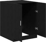 thumbnail of vidaXL Waschmaschinen-Schrank Schwarz Eichen-Optik Holzwerkstoff