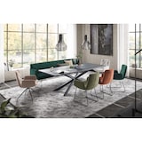 thumbnail of KAWOLA Esszimmerbank CHARME Cord smaragd 206cm
