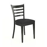 thumbnail of Gastro Stuhl Hugo | schwarz | gepolsterter Holzstuhl | Bistrostuhl | Restaurantstuhl