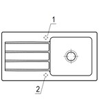 thumbnail of Villeroy&Boch Spülbecken, Küchenspüle Architectura 60 Graphite CeramicPlus 1000x510mm, Unterschrankbreite 60 cm