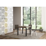 thumbnail of Mesa extensível para uso diário 90/246x90 cm cinza pomba com pés antracite