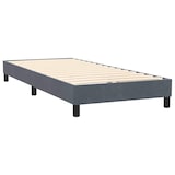 thumbnail of vidaXL Boxspringbett mit Matratze & LED Dunkelgrau 80x210 cm Samt