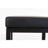 thumbnail of DELUKE® Barhocker KIEL - Schwarz, Kunstleder, Stahl, 80cm Höhe | Barhocker ohne Lehne Barstuhl Tresenhocker Tresenstuhl Kneipenhocker Kneipenstuhl