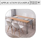 thumbnail of BERLINTABLES Gambe da tavolo Premium Set da 4 15 cm Nero Acciaio Massiccio|Struttura del tavolo Gambe a forcina 3 Montanti Piedini in metallo