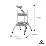 thumbnail of Romux® Coupe-Légumes Manuel de Table pour Salades, Fruits et Légumes | Coupeuse avec Lame en Acier Inoxydable avec découpe de 10 mm