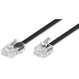 thumbnail of Goobay 68578 Modularanschlusskabel, 10 m, Schwarz - RJ45-Stecker (8P4C) > RJ11/RJ14-Stecker (6P4C)