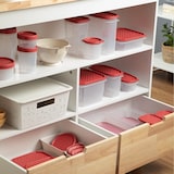 thumbnail of TATAY Top Flex - Recipiente Hermético Ovalado de 0.5L con Cierre a Presión. Rojo Arandano