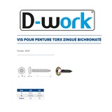 thumbnail of 100 Vis Bois pour Penture Torx 7 x 40 mm - Zingué Bichro - D-Work