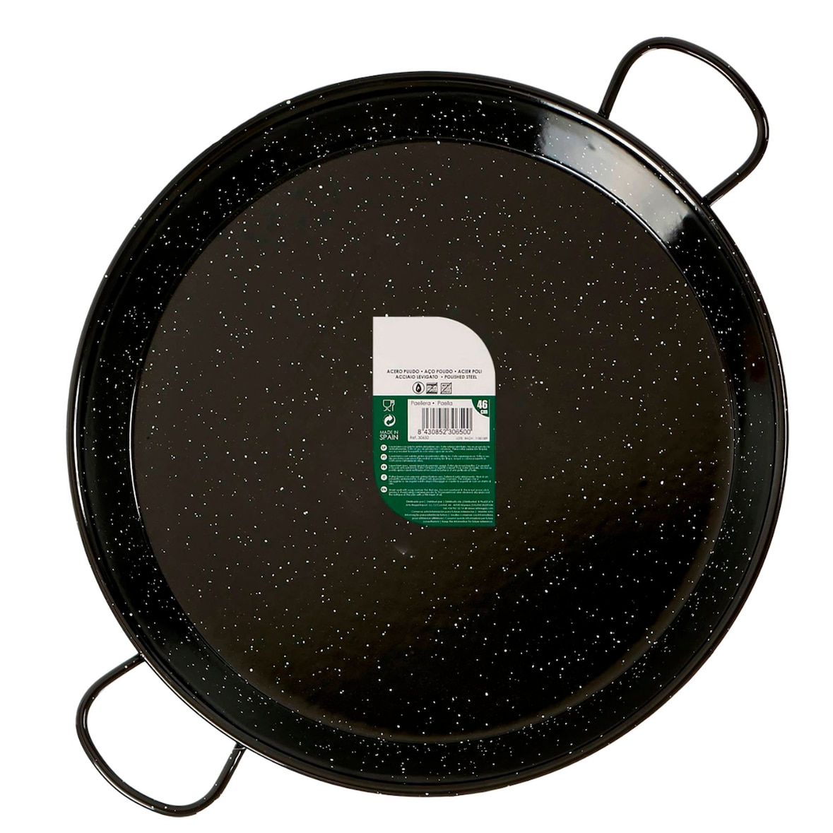 San Ignacio LA DEHESA - Geëmailleerde paellapan 46 cm voor 12 porties