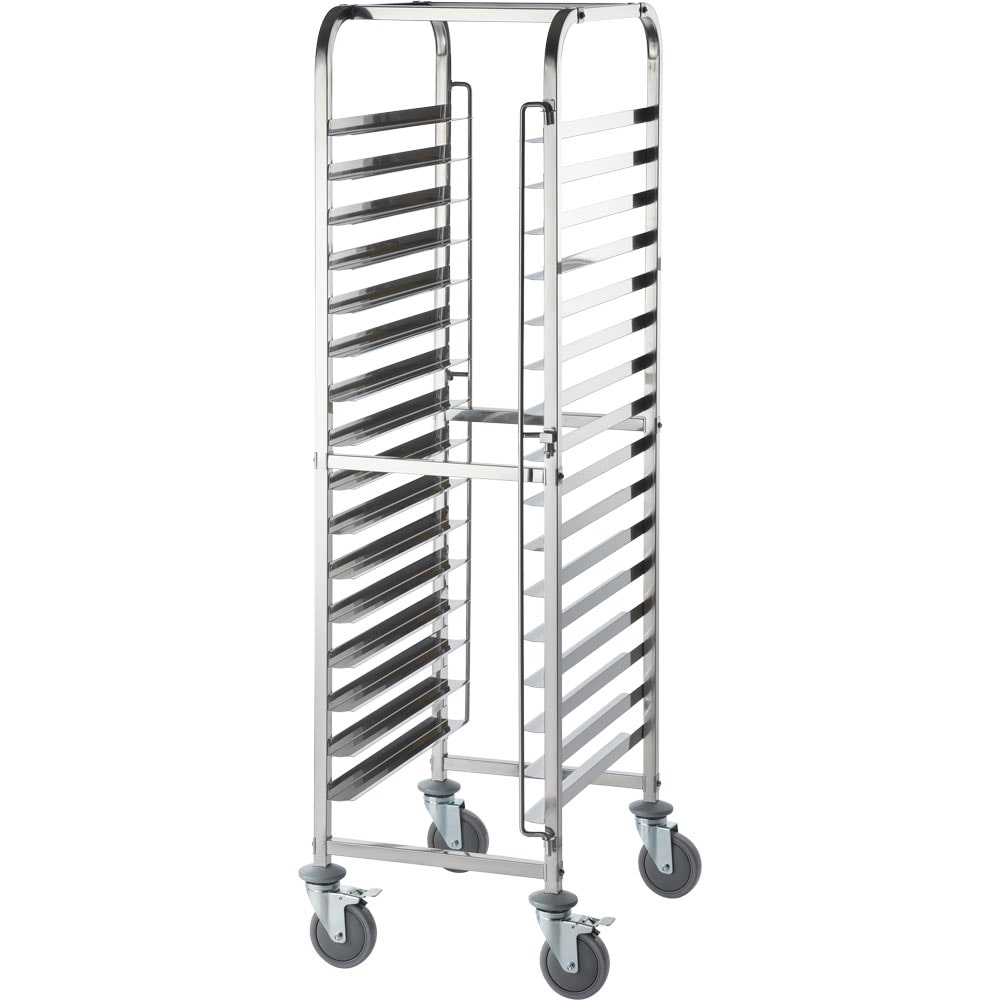 Chariot de transport en acier inoxydable, 16x 400x600 mm - Stalgast