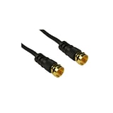thumbnail of Cable Coaxial Satellite Antenne Connecteurs F Mâle Longueur 5m Gold Usage Non Intensif Hdsat