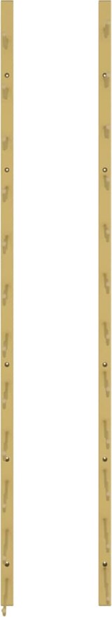 thumbnail of vidaXL Wand-Weinregal für 24 Flaschen Golden Eisen