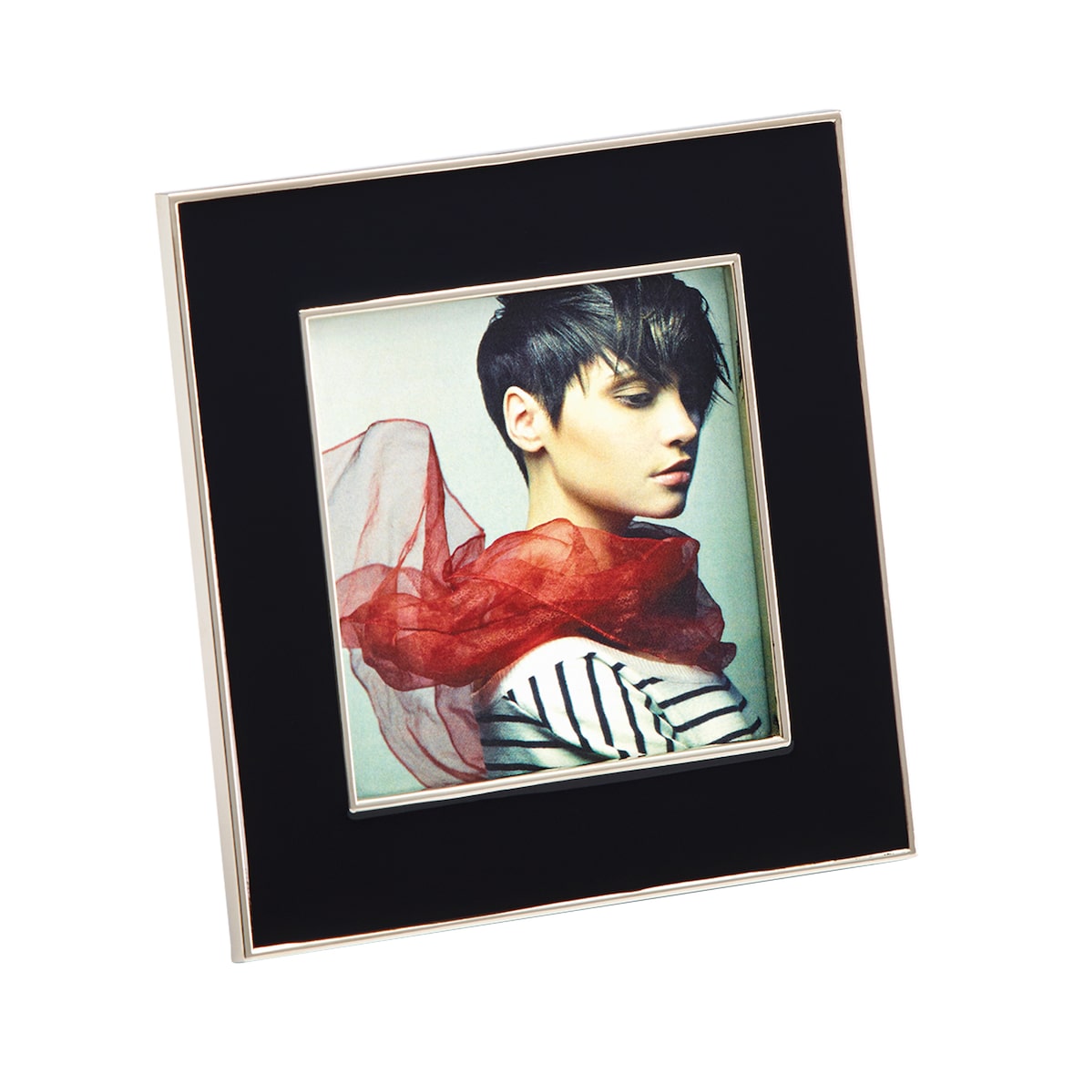 Moldura retrato Mathis, preto, 7,5 x 7,5 cm