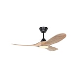 thumbnail of Eco Genuino L 122, Ventilatore nero e legno con Luce, CasaFan