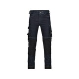 thumbnail of DASSY Stretch-Arbeitsjeans KYOTO - Mit Kniepolstertaschen - 4-Wege-Stretch jeansblau/schwarz 46 STANDARD